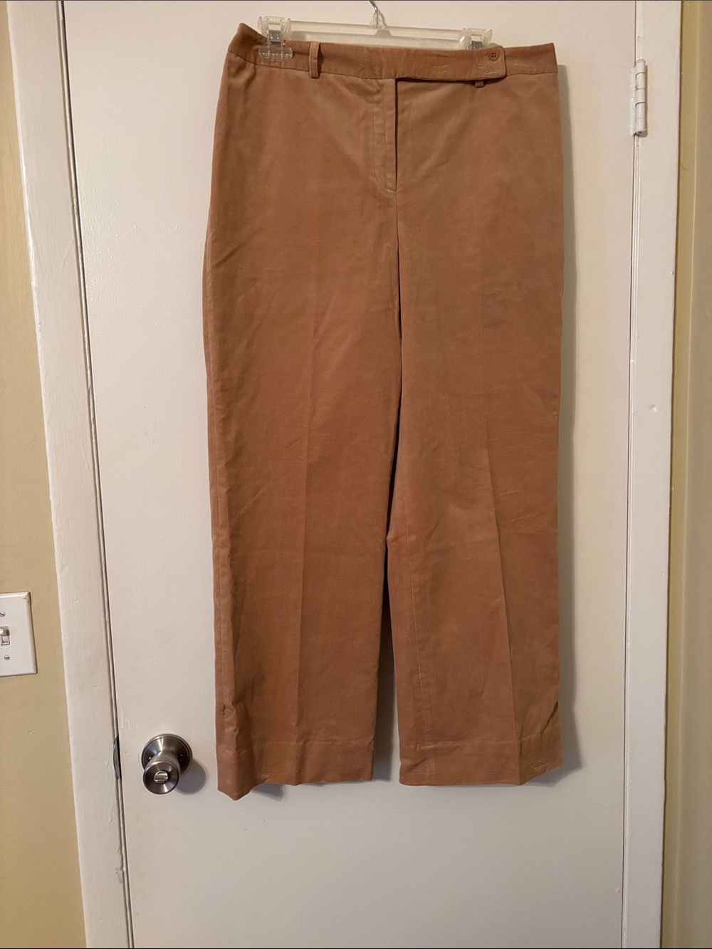 Madison Studio Wide-Leg Trousers in Camel Brown